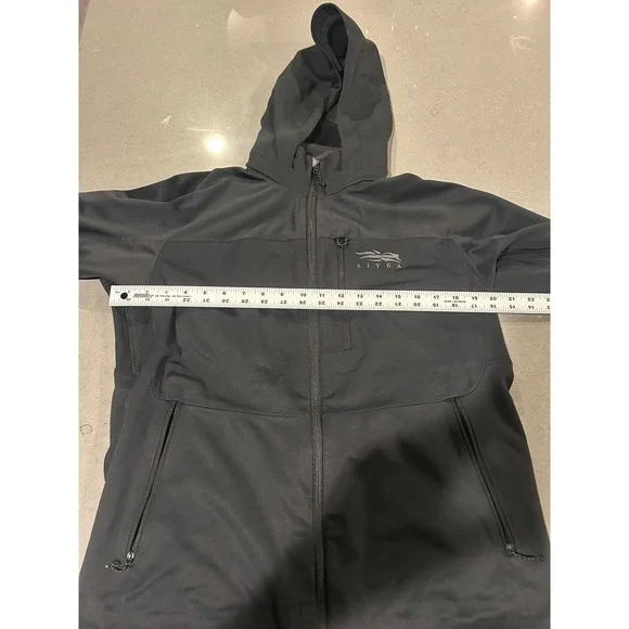 Sitka Gear Jetstream Jacket Mens Medium Black Windstopper Softshell Hoody - Picture 3 of 6